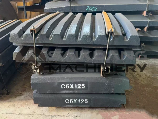 Sbm-C6X125-Jaw-Plate